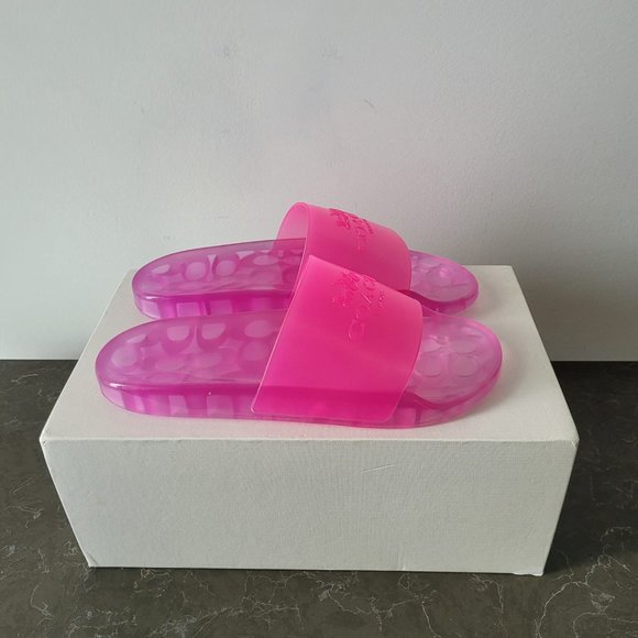 $78 *NEW* COACH Ulyssa Pool Slides Sizes 8 & 9 - Picture 4 of 10